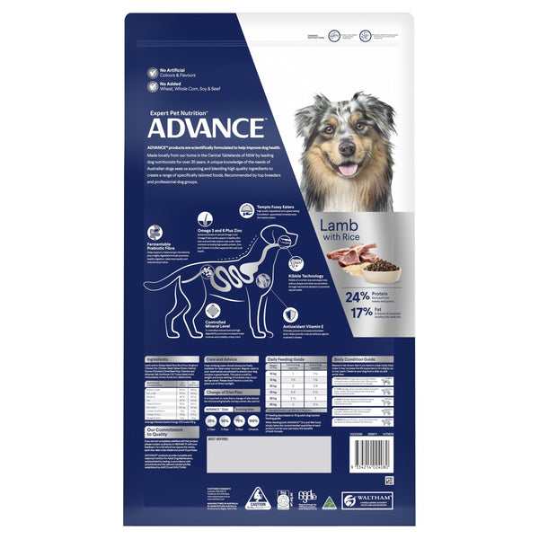 Advance total wellbeing dog food hotsell